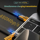 4-in-1 Fast Charging Cable 100W | USB-C, Lightning & Micro USB